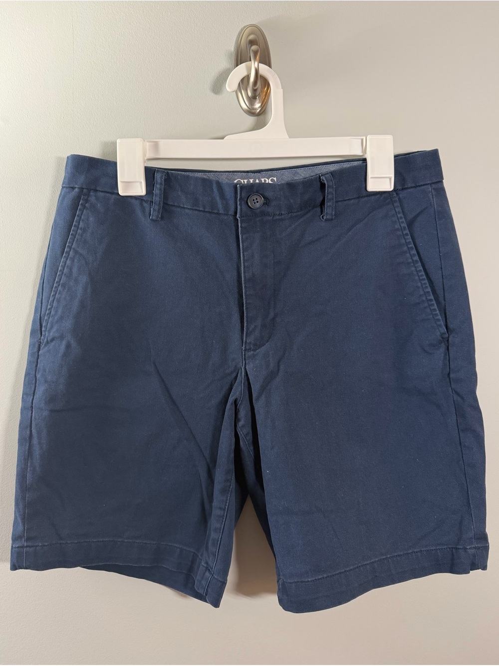 Chaps Navy Flat Front Men's Shorts